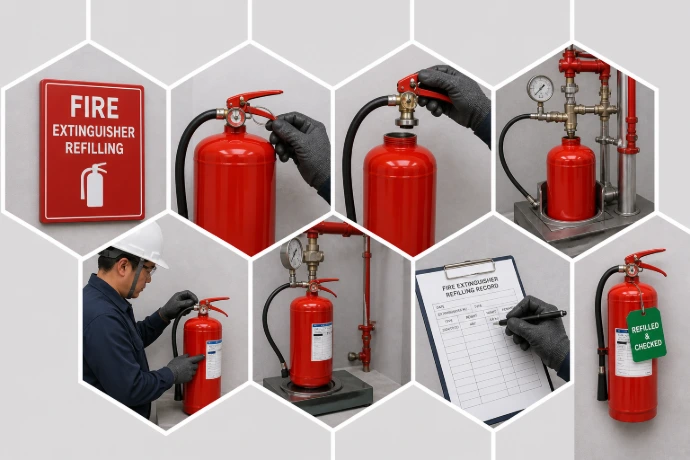 Refilling of fire Extinguisher Service
